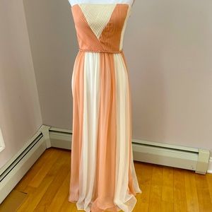 Aryn K Strapless Maxi Dress